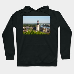 St. Martin, Rüdesheim, Rhine, Rheingau, Hesse, Germany, church Hoodie